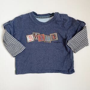 Marks & Spencer Appliqué Long Sleeved Tee